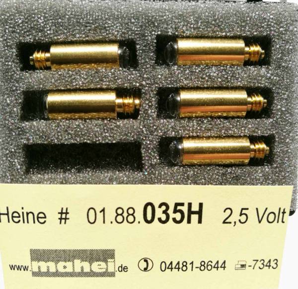 Diagnostiklampen 2.5V Heine .035