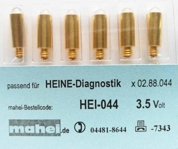 Diagnostik Lampen 3.5V Heine X-02.88.044